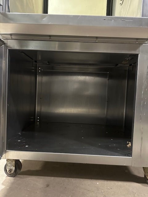 ***MECHANIC SPECIAL*** HOBART SELF CLEANING ROTISSERIE OVEN WITH UNDER CABINET STORAGE ON CASTERS - Bargains R Ours - #collection_name#