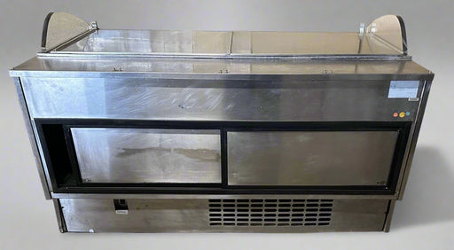 ***MECHANIC SPECIAL*** STRUCTURAL CONCEPTS STAINLESS STEEL REFRIGERATED PREP CASE WITH REFRIGERATED REAR STORAGE - Bargains R Ours - #collection_name#