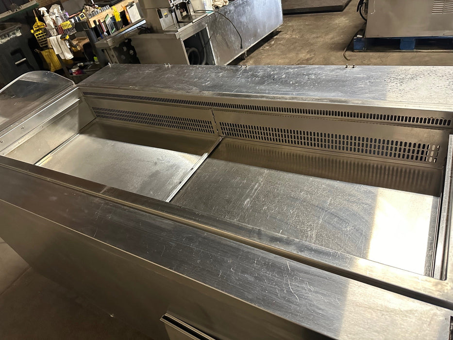 ***MECHANIC SPECIAL*** STRUCTURAL CONCEPTS STAINLESS STEEL REFRIGERATED PREP CASE WITH REFRIGERATED REAR STORAGE - Bargains R Ours - #collection_name#