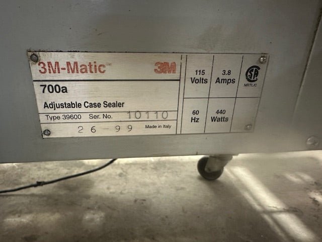 ****MECHANICS SPECIALS****"3M - MATIC" H.D INDUSTRIAL 700 a ADJUSTABLE CASE SEALER MACHINE - Bargains R Ours - #collection_name#