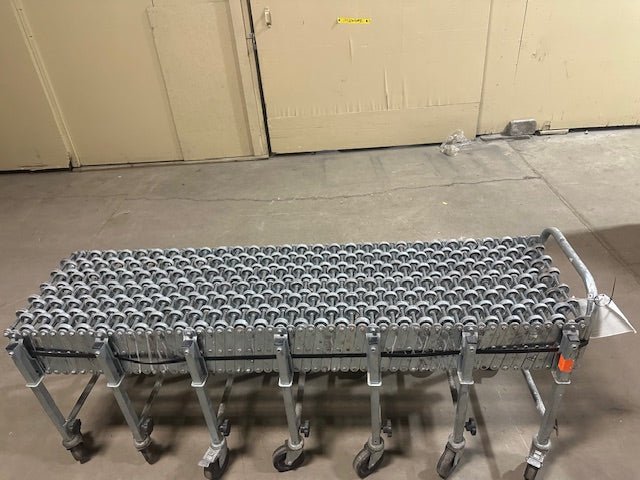 NESTAFLEX EXPANDABLE STEEL SKATE WHEEL CONVEYOR MODEL 226 - Bargains R Ours - #collection_name#