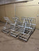 NEW AGE **LOT OF 6** HEAVY DUTY COMMERCIAL PRODUCE BAKERY ALUMINUM DISPLAY RACK ON CASTERS - FOLD ABLE - Bargains R Ours - #collection_name#