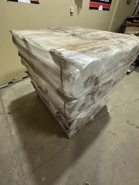 **NEW** PALLET OF 32 ROLLS PERFORATED CENTERFOLD CLEAR WRAPPING SHRINK FILM FOR EASTEY SHRINK MACHINE - Bargains R Ours - #collection_name#