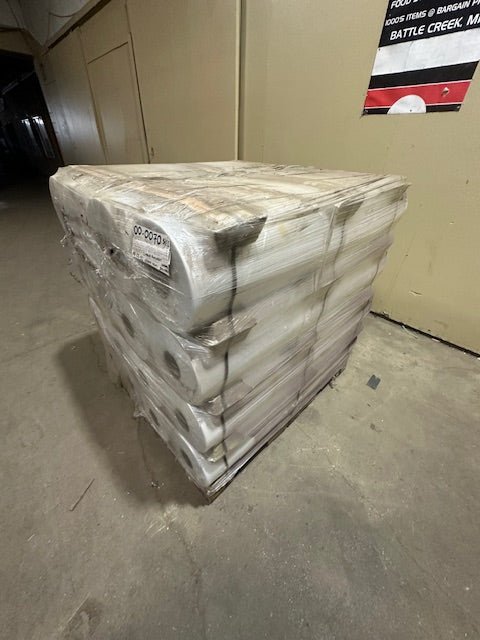 **NEW** PALLET OF 32 ROLLS PERFORATED CENTERFOLD CLEAR WRAPPING SHRINK FILM FOR EASTEY SHRINK MACHINE - Bargains R Ours - #collection_name#