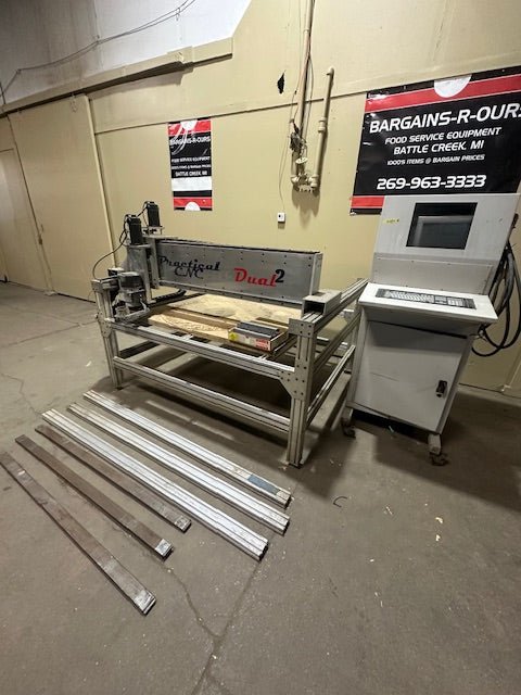 PRACTICAL CNC ROUTER/PLASMA CUTTER TABLE 5'X6' WITH CONTROL SOFTWARE - Bargains R Ours - #collection_name#