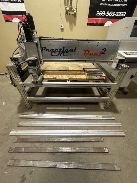 PRACTICAL CNC ROUTER/PLASMA CUTTER TABLE 5'X6' WITH CONTROL SOFTWARE - Bargains R Ours - #collection_name#