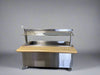 PRECISION 4 WELL REFRIGERATED FOOD BUFFET LIGHTED WITH SNEEZE GUARD ONE SIDE TRAY SLIDE - Bargains R Ours - #collection_name#