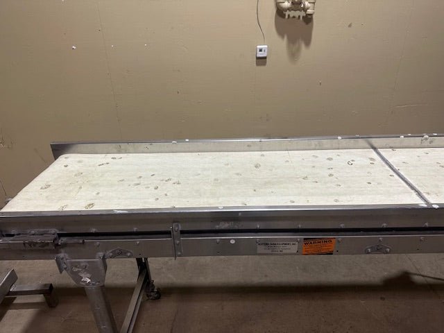 PRODUCE PACKING MACHINE CONVEYOR ON CASTERS MODEL FBC2410SS - Bargains R Ours - #collection_name#