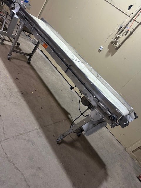 PRODUCE PACKING MACHINE CONVEYOR ON CASTERS MODEL FBC2410SS - Bargains R Ours - #collection_name#