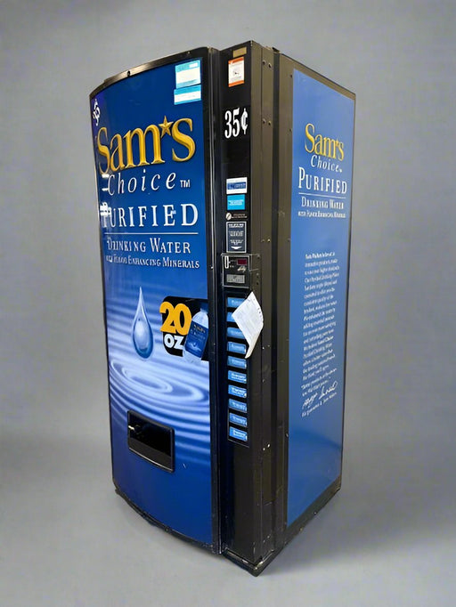 ROYAL VENDERS SAMS CLUB VENDING MACHINE WATER BOTTLE DISPENSER 10 BUTTON SELECT CHOICE CHANGE ONLY - Bargains R Ours - #collection_name#