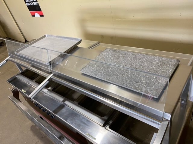 DELFIELD-SHELLEY STEEL HEATED BUFFET SERVING TYPE w/3 WELLS, 2 PANS & 1 CUTTING BOARD - Bargains R Ours - #collection_name#