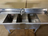 STAINLESS STEEL 3 SINK DISH WASH RIGHT SIDE DIRTY TABLE HO/COLD FAUCET AND WATER LINE HOOKUPS - Bargains R Ours - #collection_name#