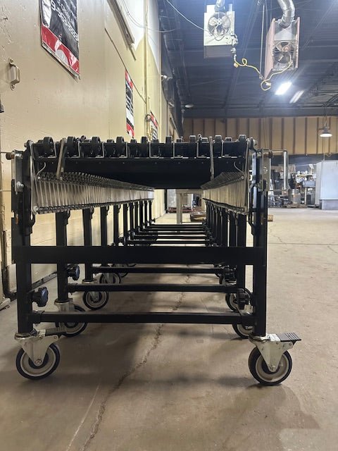 ULINE CONVEYOR POLY SKATE WHEEL 2 INCH, 24 INCH CONVEYOR, 11 STANDS - 36 FOOT STRETCHED OUT - Bargains R Ours - #collection_name#