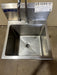 UNIVERSAL STAINLESS STEEL FREE STANDING HAND WASH SINK STATION 7" TALL BACK SPLASH GUARD 12"TALL GOOSE NECK FAUCET - Bargains R Ours - #collection_name#