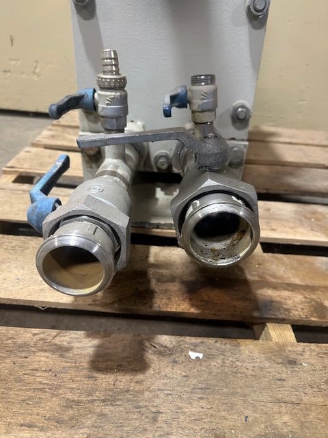 "VICARB" S.S HEAT EXCHANGE , S.S BALL VALVES 2 " D & 1 1/2" D PIPES - Bargains R Ours - #collection_name#