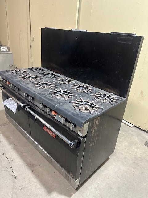 "VULCAN" 10 BURNERS DOUBLE OVEN SIDE BY SIDE - Bargains R Ours - #collection_name#