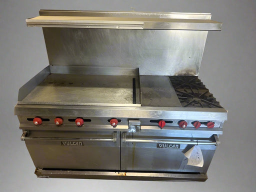 VULCAN NATURAL GAS 2 BURNER WITH OVEN AND GRIDDLE COMBINATION MODEL 60XTL - Bargains R Ours - #collection_name#